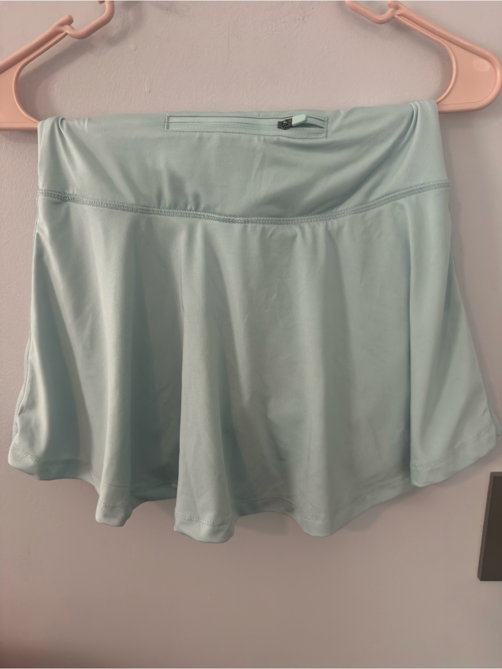 Women’s Light Mint Skater Skirt with Flared Silhouette